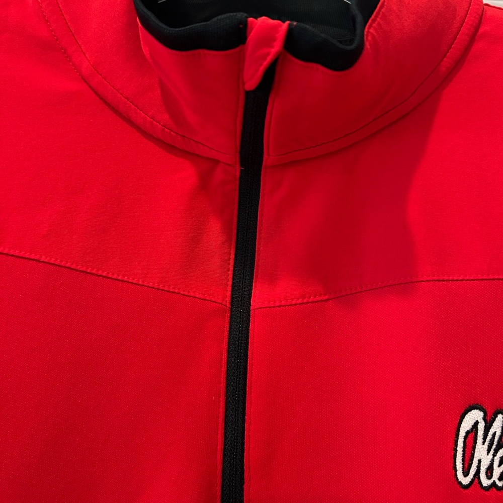 Nike Red Men's Ole Miss Qtr Zip Jacket - Picture 5 of 9